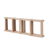 Portabottiglie pieghevole in legno di pino 53x17x38 Vintor Saldi