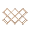 Portabottiglie pieghevole in legno di pino 53x17x38 Vintor Offerta