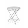 Set tavolo e 2 sedie da esterno in ferro bianco New Loire Breakfast Saldi