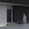 Faretto luce LED da parete muro esterno a incasso IP54 Via Urbana Catalogo