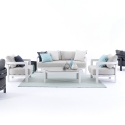 Tappeto per esterno interno blu e bianco 160x230cm Bizzotto Thierry Saldi