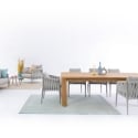 Tappeto per esterno interno blu e bianco 160x230cm Bizzotto Thierry Sconti