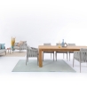 Tappeto per esterno interno blu e bianco 160x230cm Bizzotto Thierry Sconti