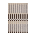 Tappeto per esterno interno in poliestere grigio marrone beige Hada Promozione