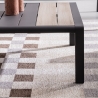 Tappeto per esterno interno in poliestere grigio marrone beige Hada Sconti
