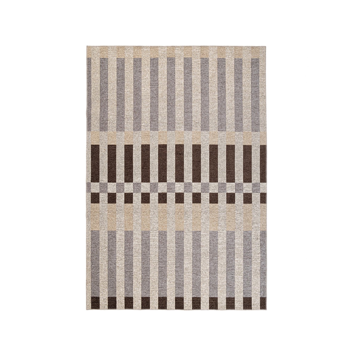 Tappeto per esterno interno in poliestere grigio marrone beige Hada Vendita Tappeto per esterno interno in poliestere grigio marrone beige Hada Vendita
