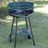 Barbecue a carbonella con ruote e griglia rotonda Ø 48cm regolabile Kivra Scelta