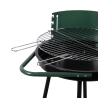 Barbecue a carbonella con ruote e griglia rotonda Ø 48cm regolabile Kivra Sconti