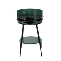 Barbecue a carbonella con ruote e griglia rotonda Ø 48cm regolabile Kivra Stock