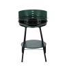 Barbecue a carbonella con ruote e griglia rotonda Ø 48cm regolabile Kivra Stock