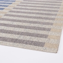 Tappeto da esterno interno blu beige grigio poliestere Bizzotto Hada Saldi