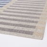 Tappeto da esterno interno blu beige grigio poliestere Bizzotto Hada Saldi