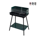 Barbecue a carbonella con griglia regolabile 58x38xh82cm Grilza Promozione