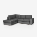Divano letto 3 posti con penisola contenitore chaise longue sinistra Veyro Saldi