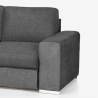 Divano letto 3 posti con penisola contenitore chaise longue sinistra Veyro Catalogo