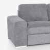 Divano letto 3 posti penisola chaise longue a destra contenitore Belka Catalogo