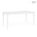 Tavolo da esterno 160x90cm moderno in allumino Bizzotto Nebula Promozione