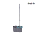 Mop lavapavimenti rotante con fiocco tondo secchio 16l Super Mop Promozione