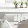 Tavolo da esterno moderno rettangolare 130x68cm in alluminio Bizzotto Hilde Modello