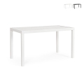 Tavolo da esterno moderno rettangolare 130x68cm in alluminio Bizzotto Hilde Promozione