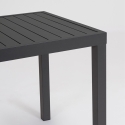 Tavolo da esterno moderno rettangolare 130x68cm in alluminio Bizzotto Hilde Prezzo