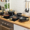 Batteria di pentole 10 pezzi in alluminio antiaderente Fuji Vendita