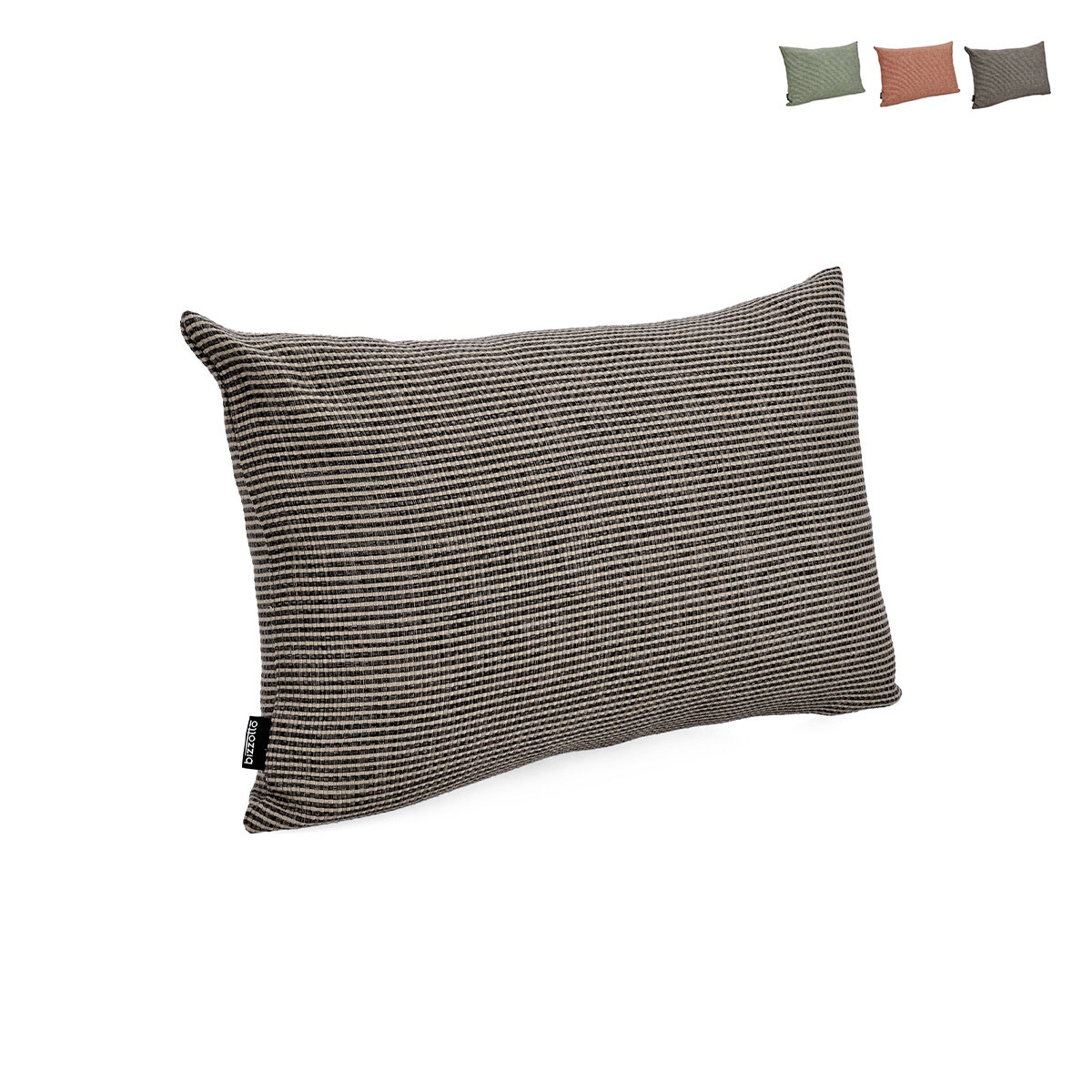 Cuscino da esterno rettangolare 60x40cm idrorepellente melange Merve