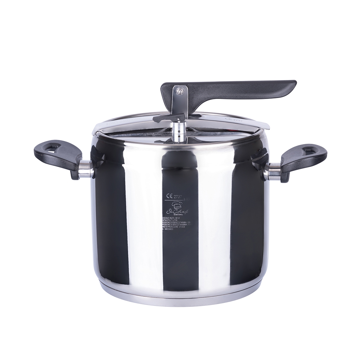 Pentola a pressione 7L in acciaio inox induzione Vasko Promozione Pentola a pressione 7L in acciaio inox induzione Vasko Promozione