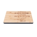 Tagliere in legno 33x24 cm Si scrive tagliere, si legge aperitivo Offerta