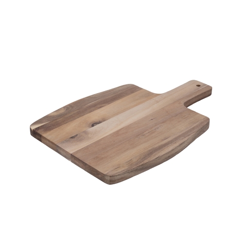 Tagliere grande in legno di acacia con manico 40x27x1,5 cm Fiskar Promozione