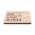 Tagliere in legno 27x20 cm Si scrive oggi cucino io, si legge Sì Chef Offerta