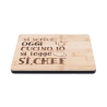 Tagliere in legno 27x20 cm Si scrive oggi cucino io, si legge Sì Chef Offerta