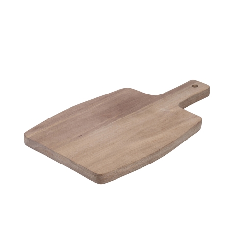 Tagliere piccolo legno di acacia con manico 32x19x1,5 cm Fiskar Promozione