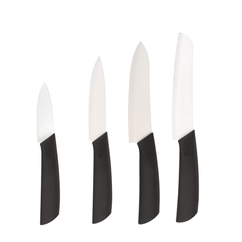 Set 4 coltelli in ceramica con impugnatura soft touch Kivis Promozione