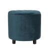Pouf contenitore rotondo multiuso vintage Kursa Acquisto