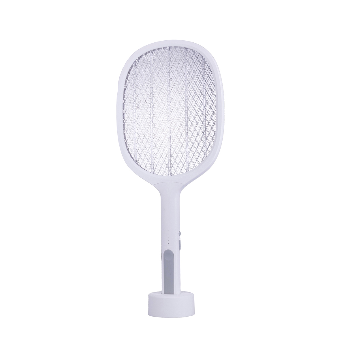 Racchetta elettrica per insetti ricaricabile base supporto LED Duo Promozione Racchetta elettrica per insetti ricaricabile base supporto LED Duo Promozione