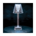 Lampada touch RGB ricaricabile con 4 luci regolabili Diamond Crystal Scelta