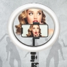 Ring light lampada per selfie LED con supporto per smartphone Fira 