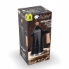 Moka caffettiera nera 6 tazze in alluminio con manico in legno Industry Offerta