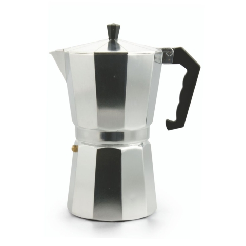 Caffettiera moka da caffè espresso 9 tazze in alluminio Morning Promozione