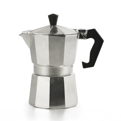 Caffettiera tradizionale moka da caffè 2 tazze in alluminio Morning Promozione