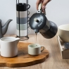 Caffettiera 6 tazze moka da caffè con manico effetto legno Buon Caffè Vendita