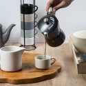 Moka da caffè 3 tazze in alluminio con manico effetto legno Buon Caffè Vendita