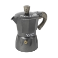 Caffettiera 2 tazze in lega alluminio manico effetto legno Buon Caffè Promozione