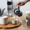Caffettiera 2 tazze in lega alluminio manico effetto legno Buon Caffè Vendita