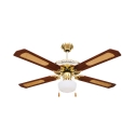 Ventilatore a soffitto 4 pale con luce e funzione reverse 70W Windy Promozione