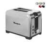 Tostapane stile vintage 2 aperture con funzione timer e defrost Tepak Stock