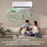 Condizionatore 18000 btu inverter pompa di calore telecomando Aero Stock