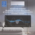 Condizionatore 24000 btu pompa di calore inverter telecomando Aero Modello