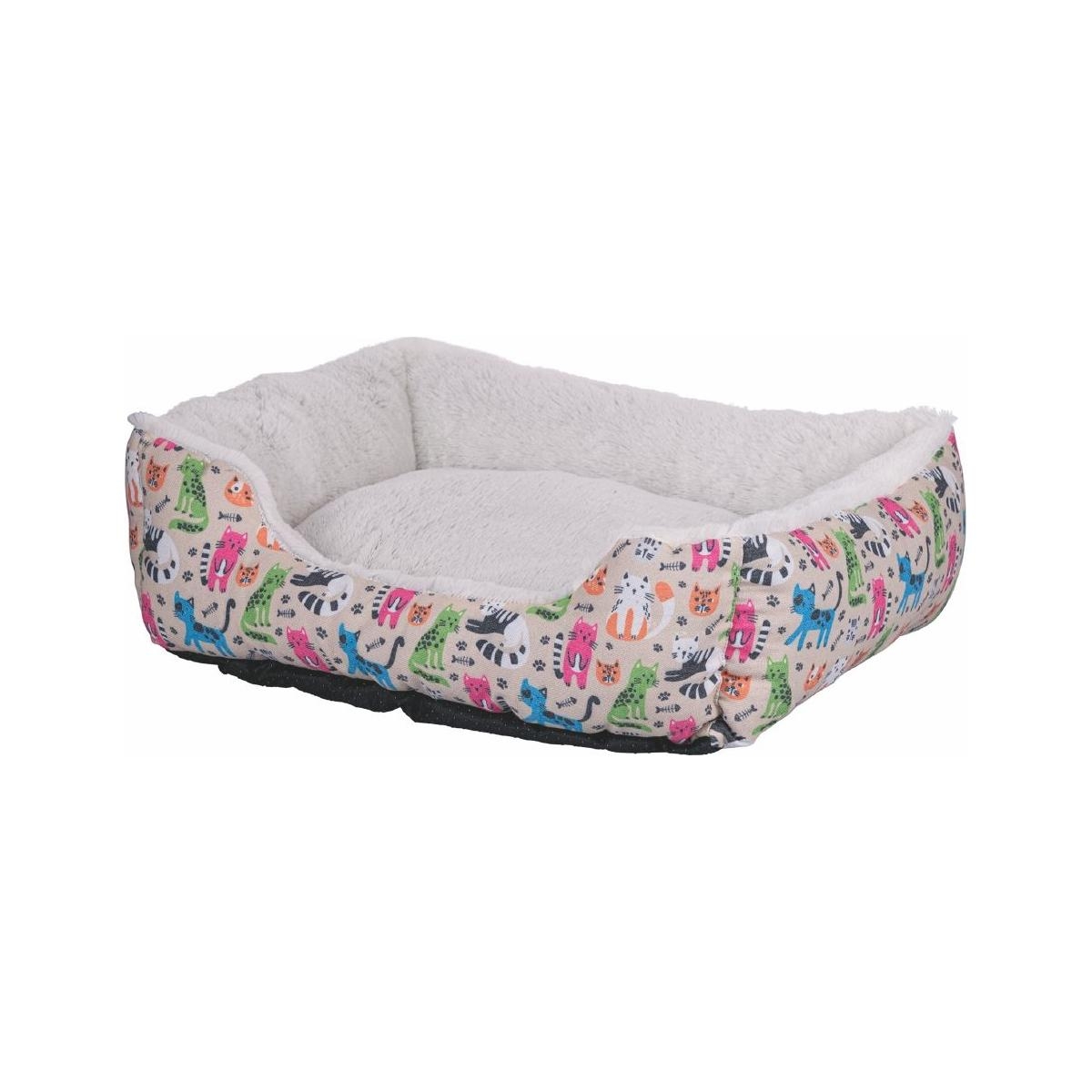 Cuccia per cani da interno 55x45cm imbottita con fondo antiscivolo Kenza